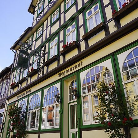 Hotel Garni Zur Post Wernigerode Zewnętrze zdjęcie