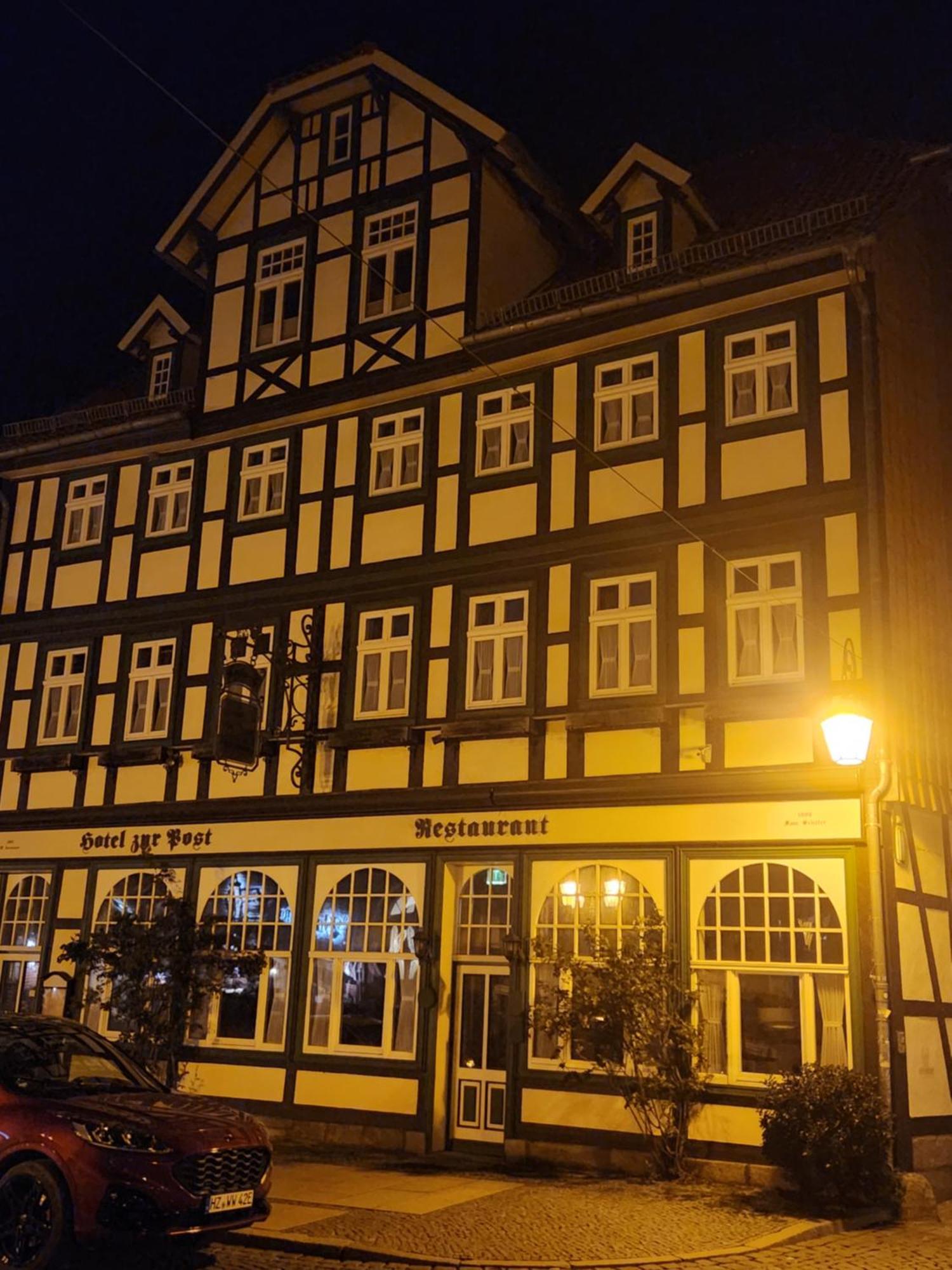 Hotel Garni Zur Post Wernigerode Zewnętrze zdjęcie